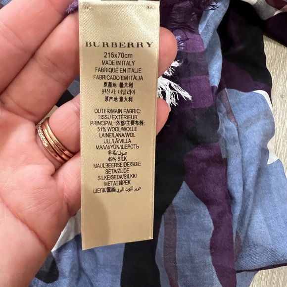 Burberry Camouflage Scarf - Picture 4 of 6